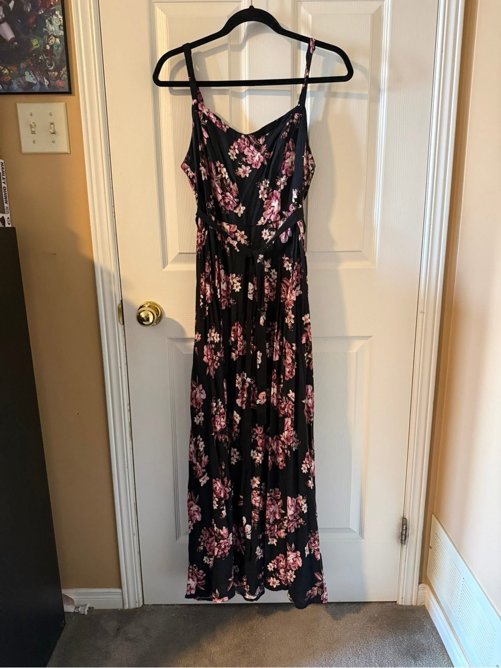Torrid Black Floral Maxi Dress – Size 16